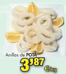 Congelados Copos Anillas de pota oferta