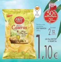 Valvi Supermercats Frit ravich - patates xips casolanes oferta