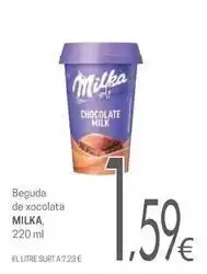 Valvi Supermercats Milka - beguda de xocolata oferta