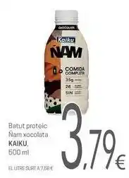 Valvi Supermercats Kaiku - batut proteic nam xocolata oferta