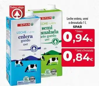 Spar - leche entera, semi o desnatada