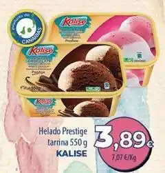 SPAR Lanzarote Kalise - helado prestige tarrina oferta