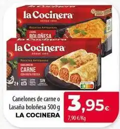 SPAR Lanzarote La cocinera - canelones de carne o lasana bolonesa oferta