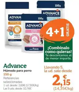 TiendAnimal ADVANCE Húmedo para perro oferta