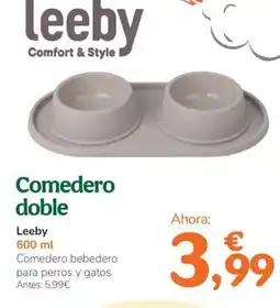 TiendAnimal Comedero doble oferta