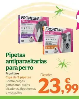 TiendAnimal FRONTLINE Pipetas antiparasitarias para perro oferta