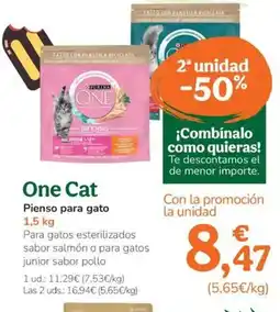 TiendAnimal ONE CAT Pienso para gato oferta