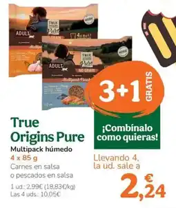 TiendAnimal TRUE ORIGINS PURE Multipack húmedo oferta