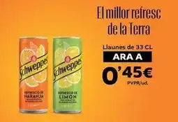 GM Cash & Carry Schweppes - millor refresc de la terra oferta