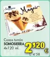 Congelados Copos Somosierra - conos turron oferta