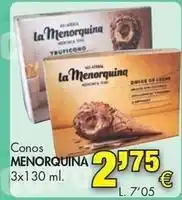 Congelados Copos La menorquina - conos oferta