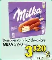 Congelados Copos Milka - bombon vainilla/chocolate oferta