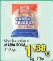 Congelados Copos Gamba pelada oferta