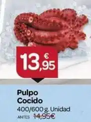 Supermercados El Jamón Pulpo cocido oferta