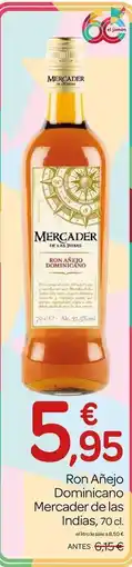 Supermercados El Jamón Mercader - ron anejo dominicano oferta
