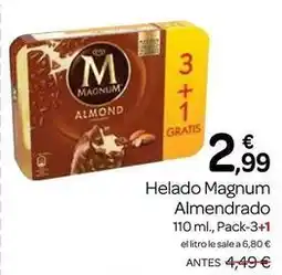Supermercados El Jamón Magnum - helado almendrado oferta