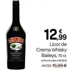 Supermercados El Jamón Baileys - licor de crema whisky oferta