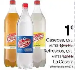 Supermercados El Jamón La casera - gaseosa oferta