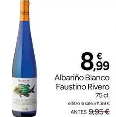 Supermercados El Jamón Blanco - albarino faustino rivero oferta