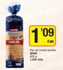 Economy Cash Spar - pan de molde familiar oferta