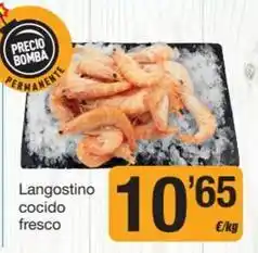 Economy Cash Langostino cocido fresco oferta