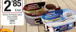 Economy Cash Spar - tarrina de helado sabor stracciatella o chocolate oferta