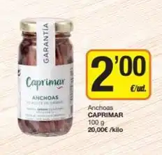 Economy Cash Caprimar - anchoas oferta