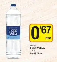 Economy Cash Font vella - agua oferta