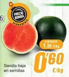 Economy Cash Sandía baja en semillas oferta