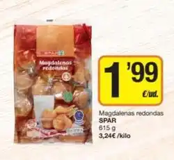 Economy Cash Spar - magdalenas redondas oferta
