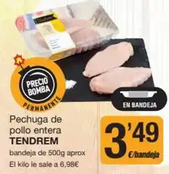 Economy Cash Tendrem - pechuga de pollo entera oferta