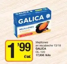 Economy Cash Galica - mejillones en escabeche oferta