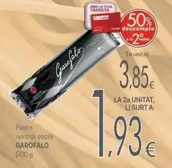 Valvi Supermercats Garofalo - pasta nero di sepia oferta