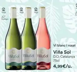 Valvi Supermercats Viña sol - vi blanc i rosat oferta