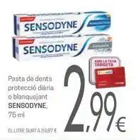 Valvi Supermercats Sensodyne - pasta de dents protecció diària o blanquejant oferta