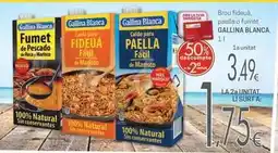 Valvi Supermercats Gallina blanca - brou fideua, paella o fumet oferta