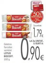 Valvi Supermercats Lotus - galetes farcides oferta