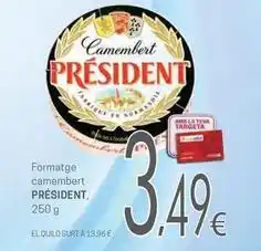 Valvi Supermercats Président - formatge camembert oferta
