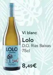Valvi Supermercats Vi blanc d.o. rias baixas oferta