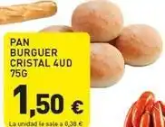 Hiperber Cristal - pan burger oferta