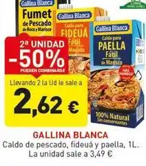 Hiperber Gallina blanca - caldo de pescado oferta