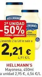 Hiperber Hellmann's - mayonesa oferta