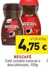 Hiperber Nescafé - café soluble natural o descafeinado oferta