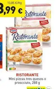 Hiperber Dr oetker - mini pizzas tres quesos o proscciuto oferta