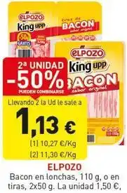 Hiperber Elpozo - bacon en lonchas oferta