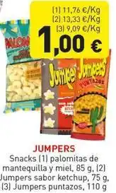 Hiperber Jumpers - snacks palomitas de mantequilla y miel oferta