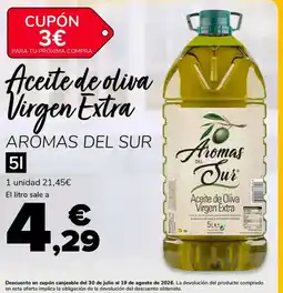 Supeco AROMAS DEL SUR Aceite de oliva Virgen Extra oferta