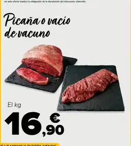Supeco Picaña o vacio de vacuno oferta