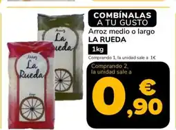 Supeco LA RUEDA Arroz medio o largo oferta