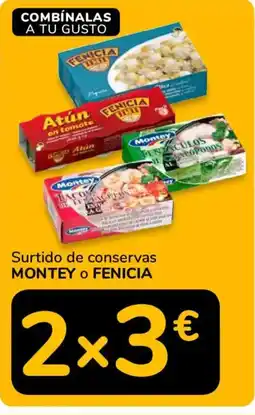 Supeco MONTEY O FENICIA Surtido de conservas oferta